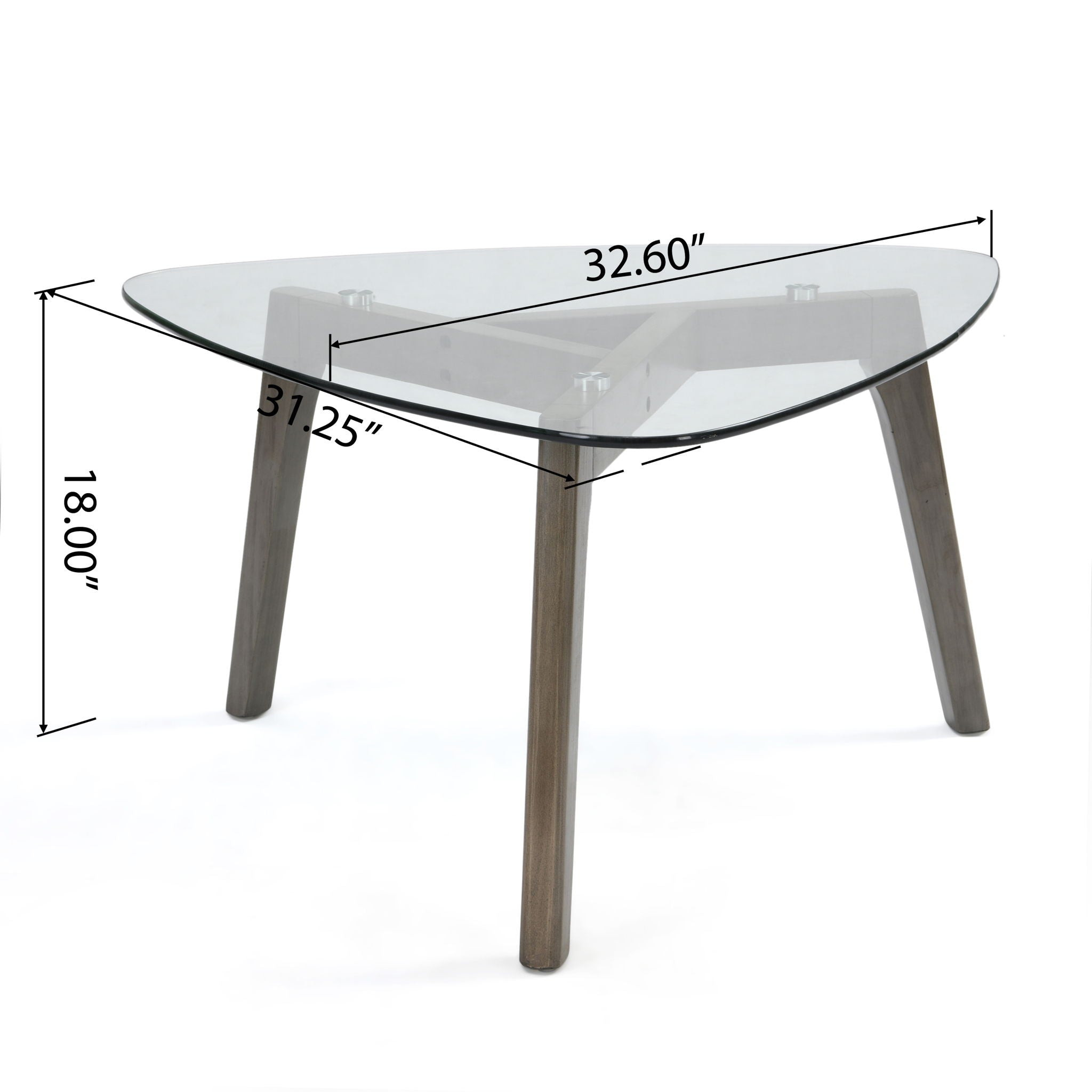 Modern Coffee Table With Wood Construction And Compact Design