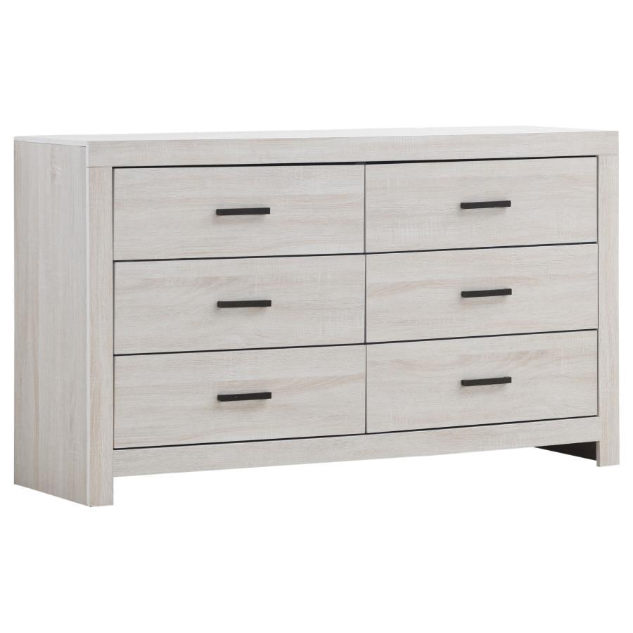 Coaster Fine Furniture Brantford - 6-Drawer Dresser | Meri Furniture