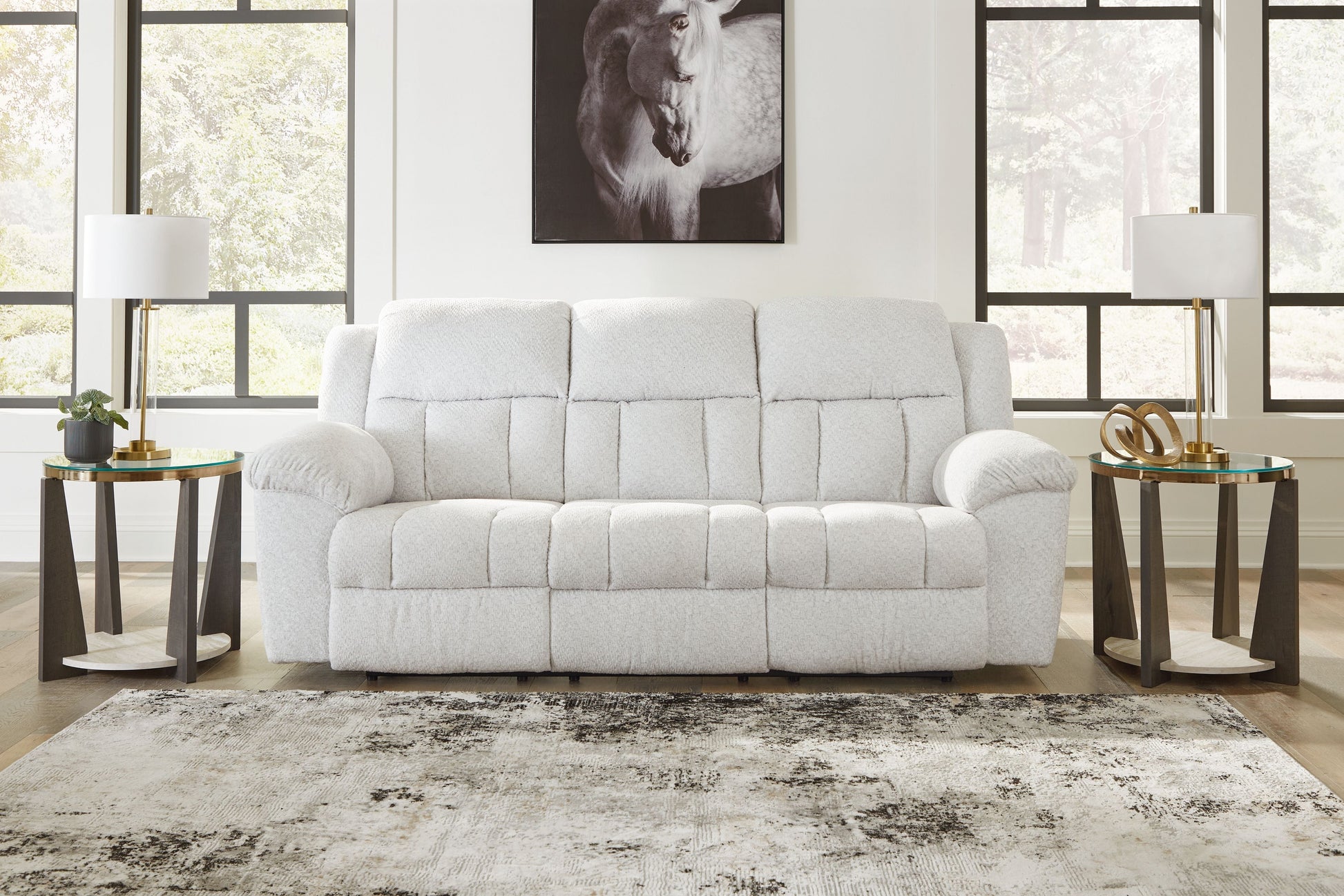 Signature Design by Ashley® Frohn - Reclining Sofa | Meri Furniture