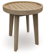 Marina Sun - Round End Table - Beige