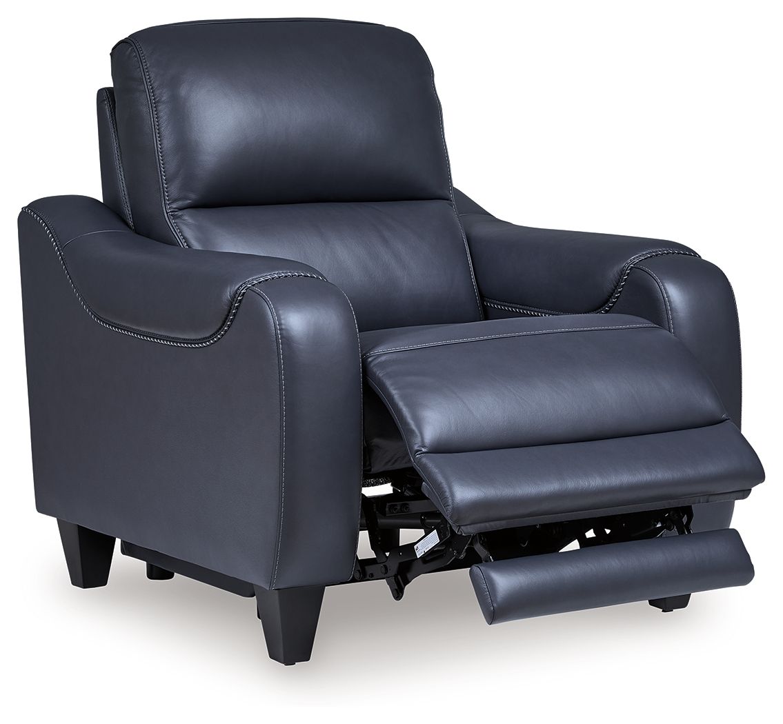 Signature Design by Ashley® Mercomatic - Power Recliner With Adj Headrest | Meri Furniture