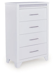 Jarlee - Four Drawer Chest - White