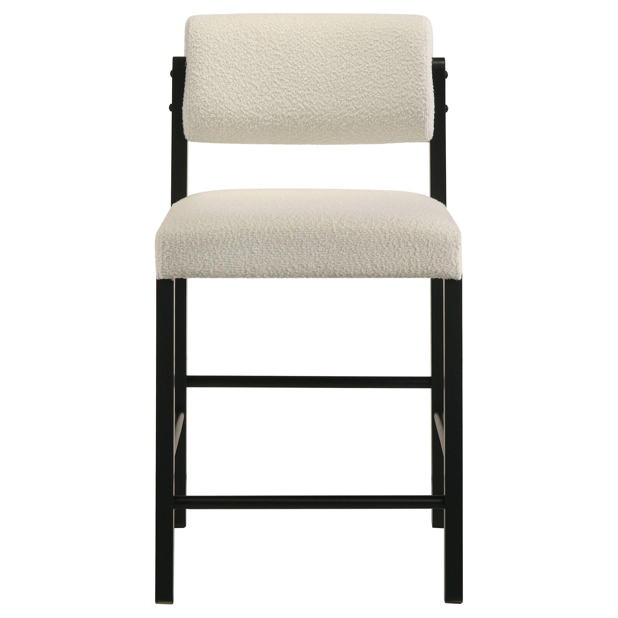 Decker 7-piece 70-inch Rectangular Counter Height Dining Set Cream and Black