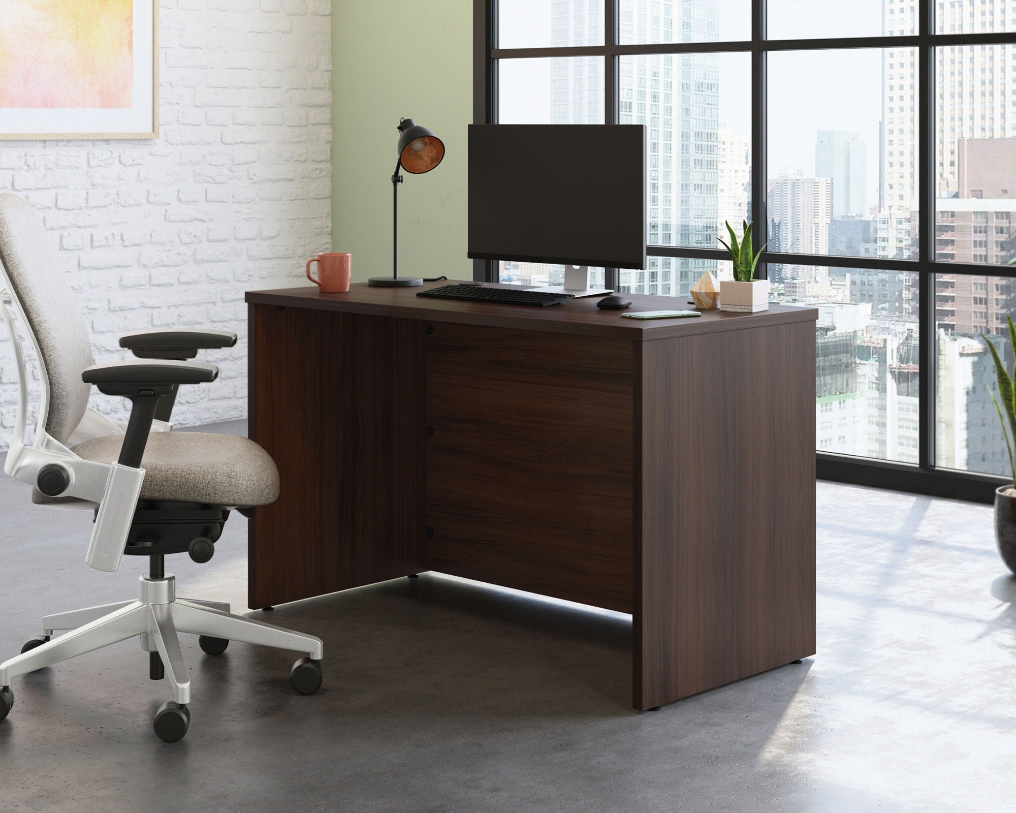 Commercial Desk 48" x 24" in Noble Elm
