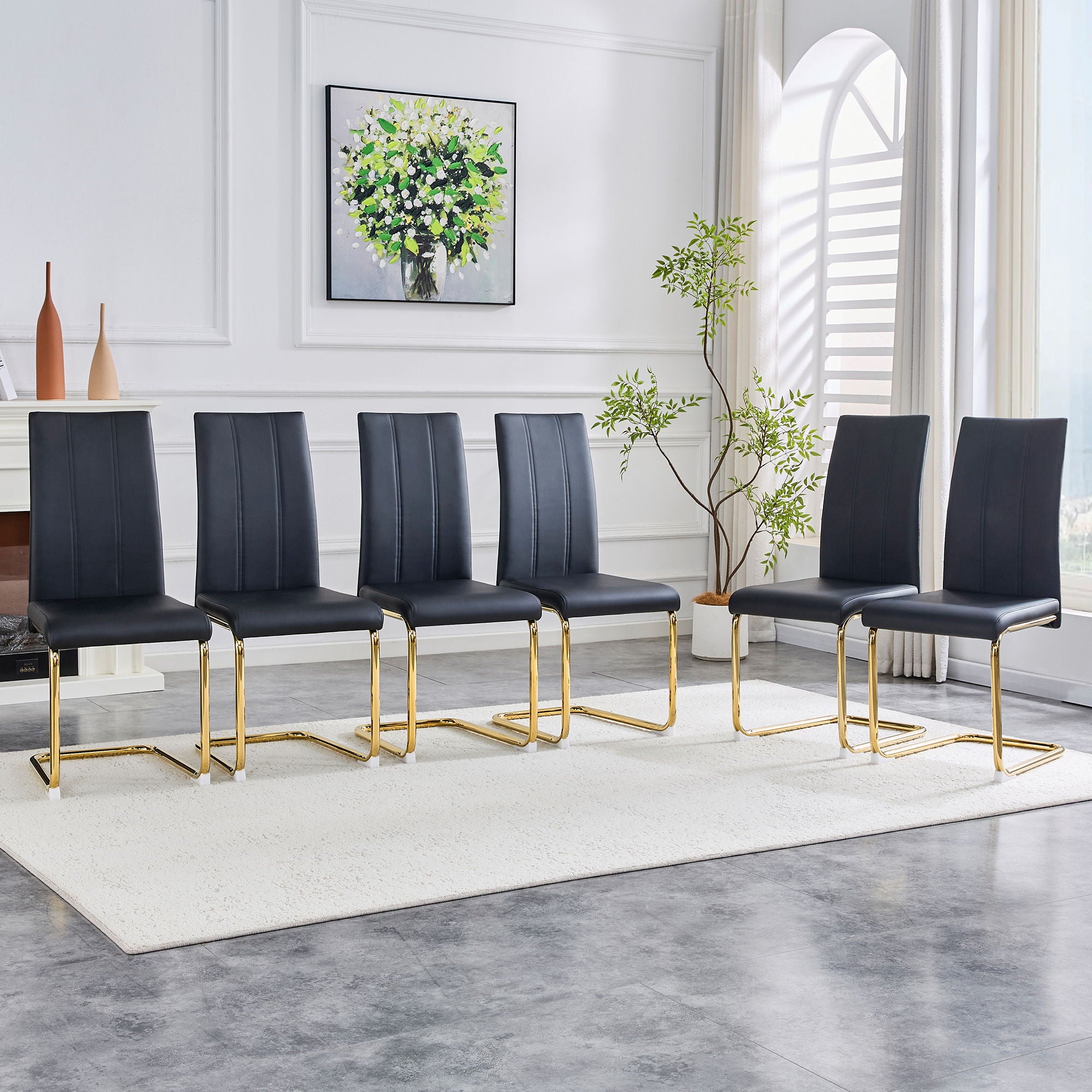 Luxury Aesthetic Upholstered Dining Chairs For Dining Room