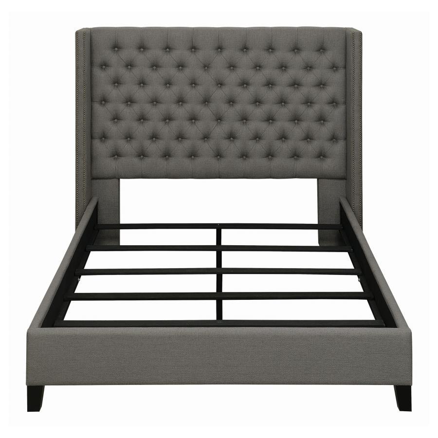 Coaster Fine Furniture Bancroft - Upholstered Wingback Bed | Meri Furniture