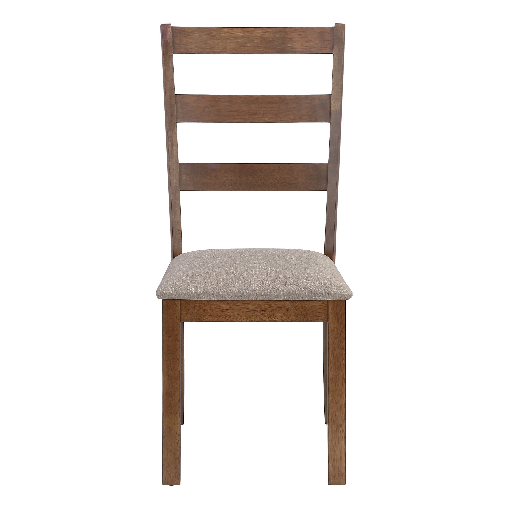 Dining Chair, Side, Upholstered For Dining Room, Transitional (Set of 2) - Beige