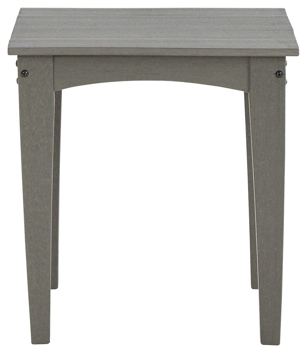 Signature Design by Ashley® Visola - Gray - Square End Table | Meri Furniture