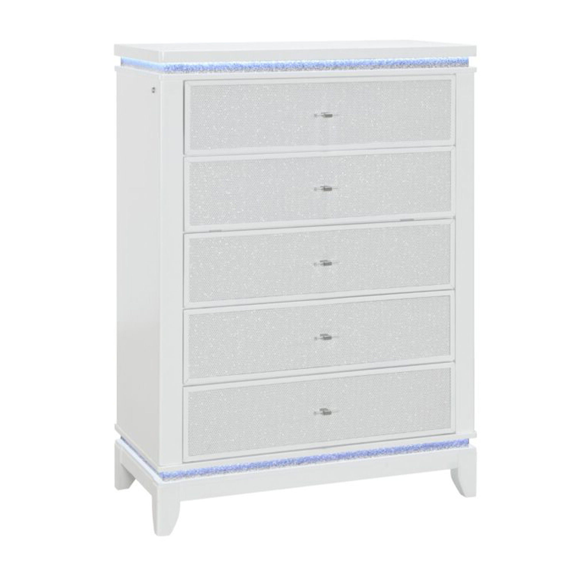 Adalid - Chest With LED Lighting - White