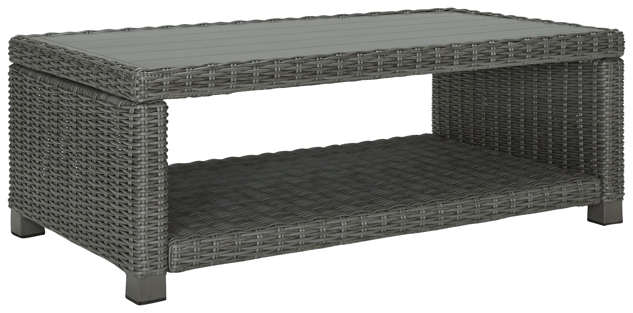 Signature Design by Ashley® Elite Park - Gray - Rectangular Cocktail Table | Meri Furniture