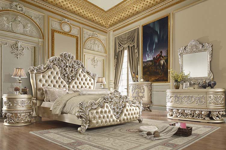 ACME Vatican - Dresser - Champagne Silver Finish | Meri Furniture