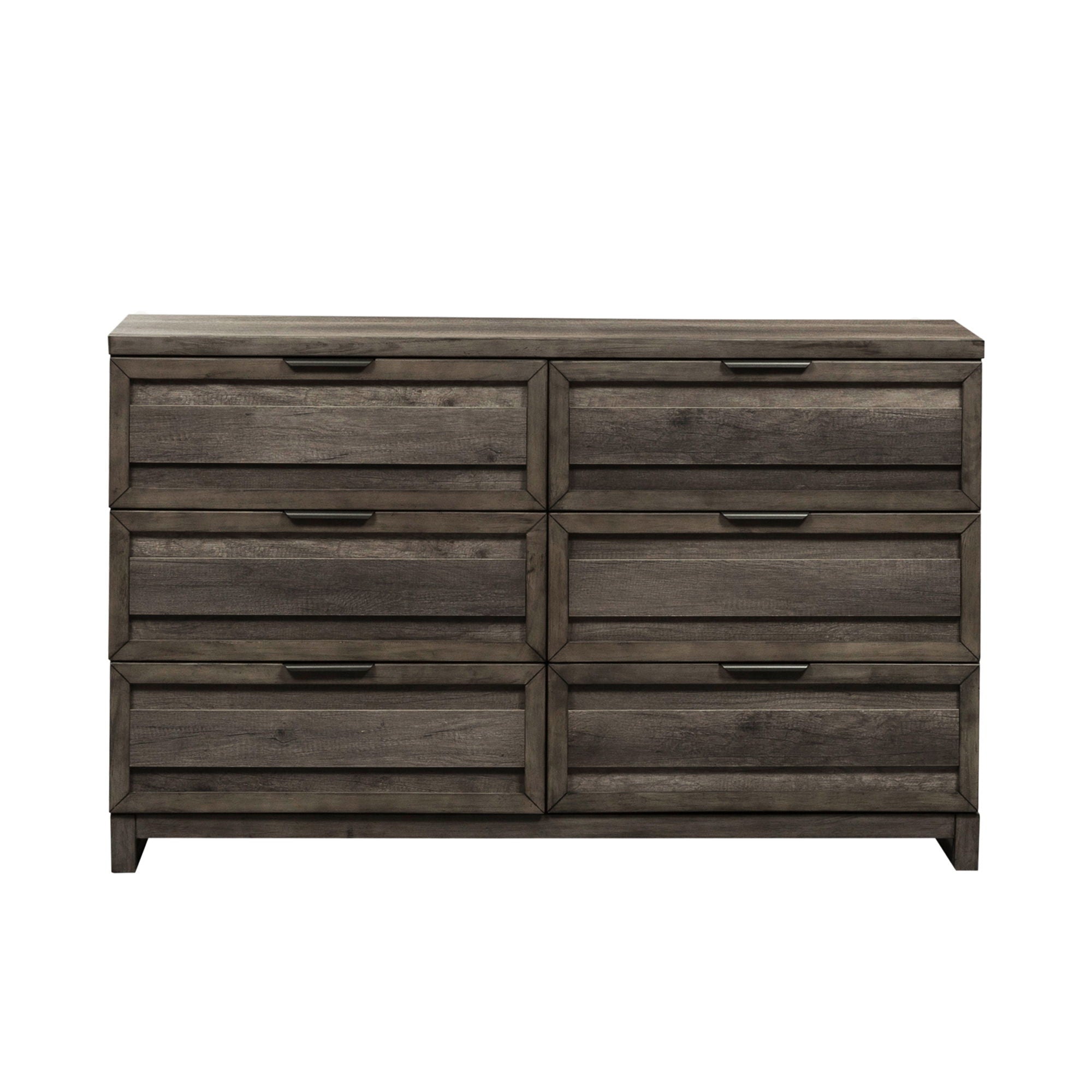 Liberty Furniture Tanners Creek - 6 Drawer Dresser - Dark Gray | Meri Furniture