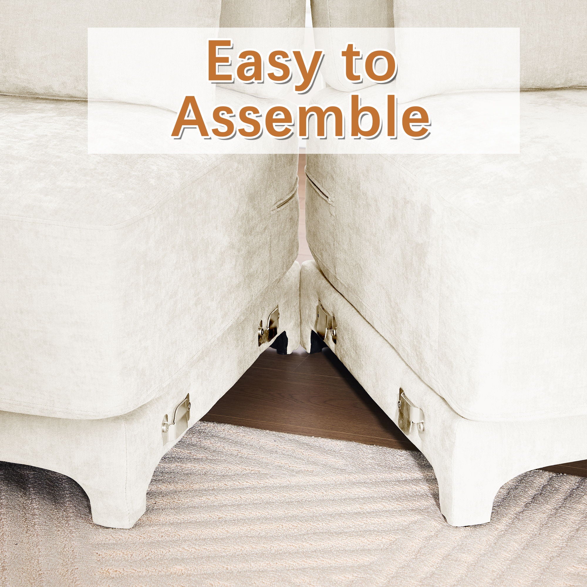 Elegant Sofa With Ergonomic Design And Lumbar Pillows