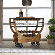 Liberty Furniture Danley - Accent Bar Trolley - Light Brown | Meri Furniture