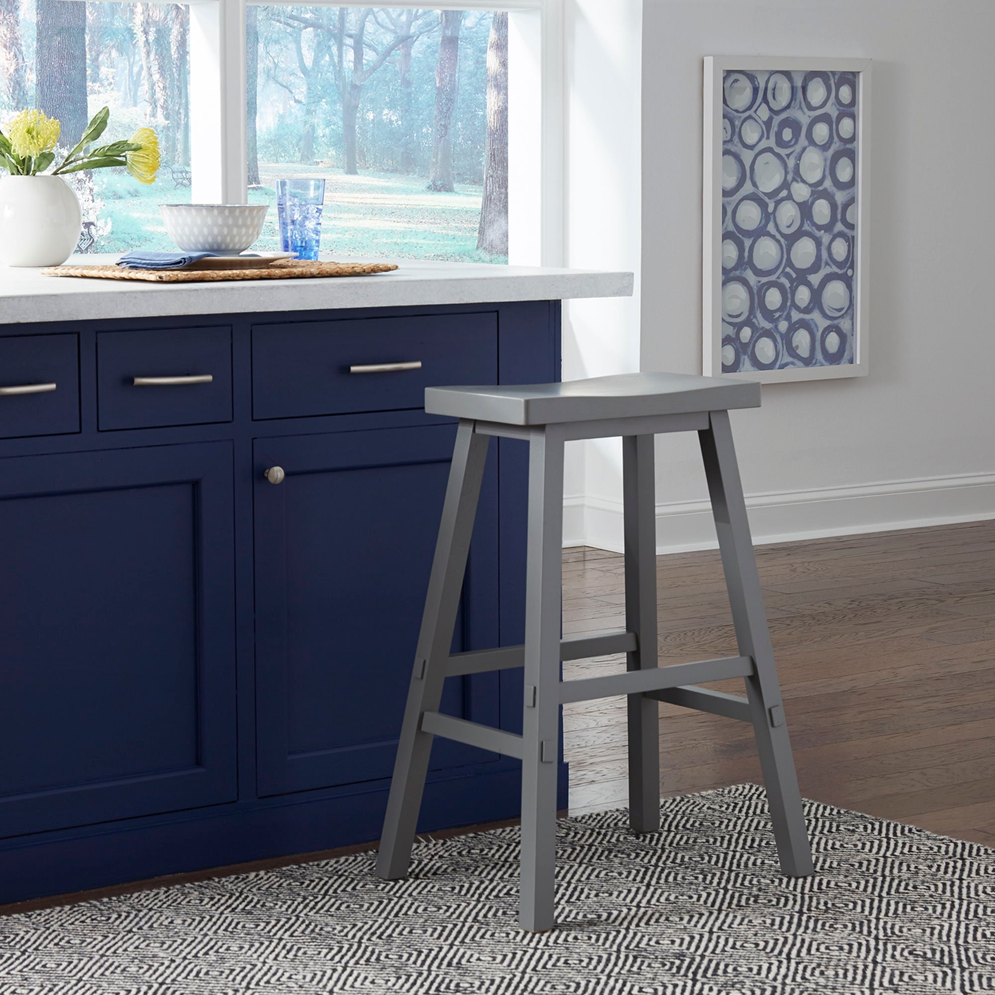 Liberty Furniture Creations II - 30" Sawhorse Stool | Meri Furniture