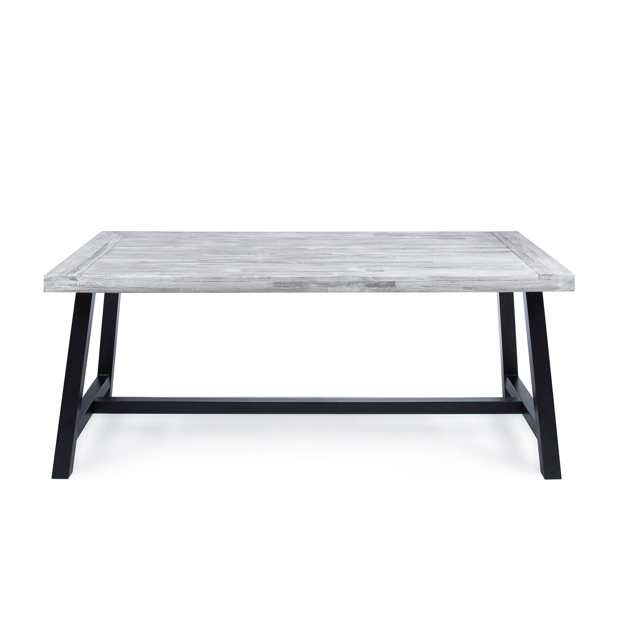 Outdoor Sandblast Finish Acacia Wood Dining Table