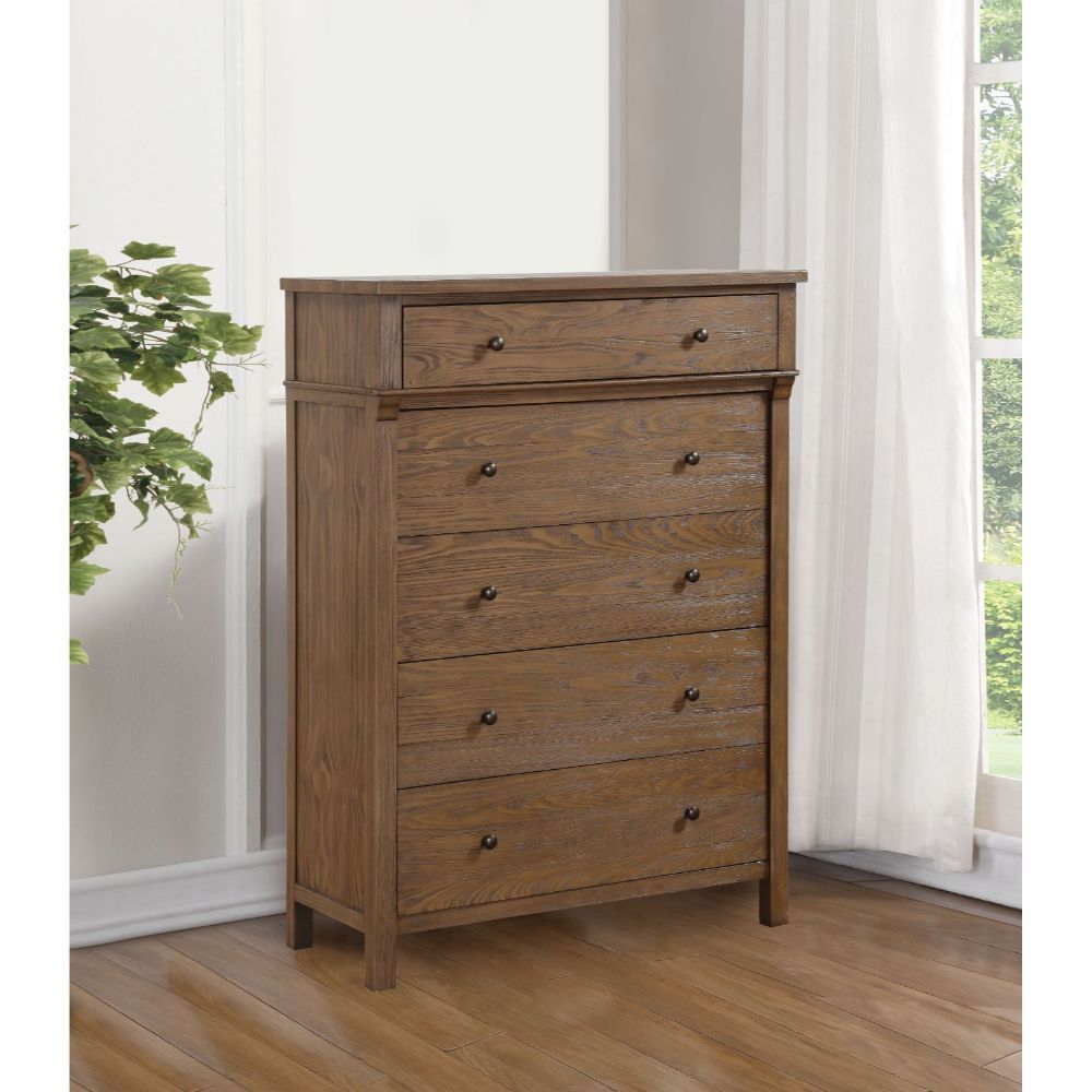 ACME Inverness - Chest - Reclaimed Oak | Meri Furniture