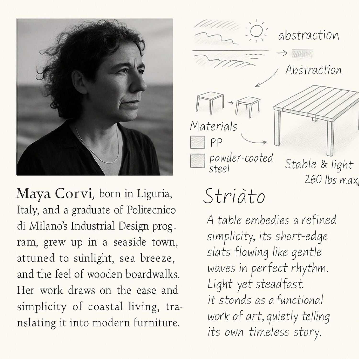 4 Piece Set Of Modern Designed Single Chairs With Long Table