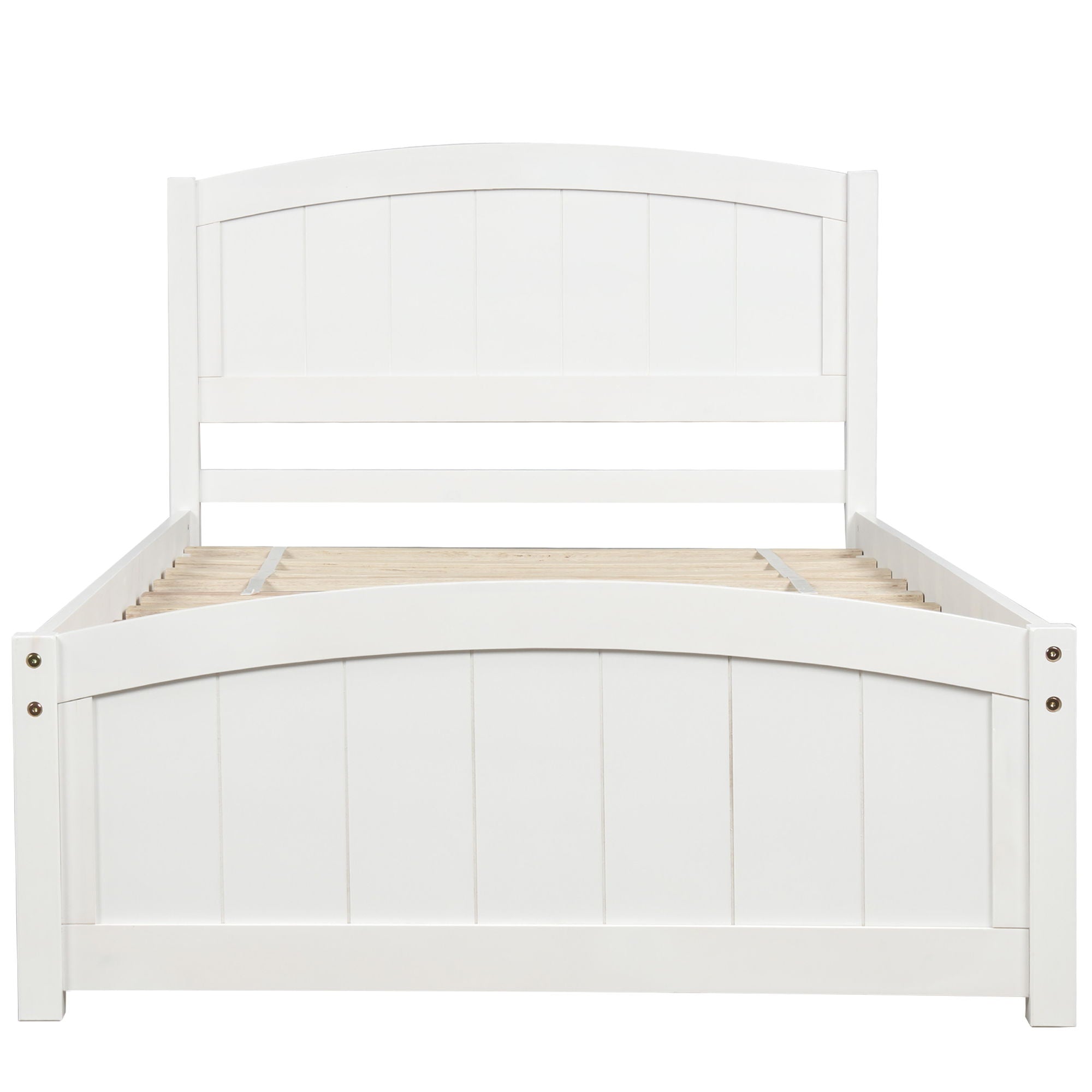 Platform Bed & Headboard, Footboard And Wood Slat Support