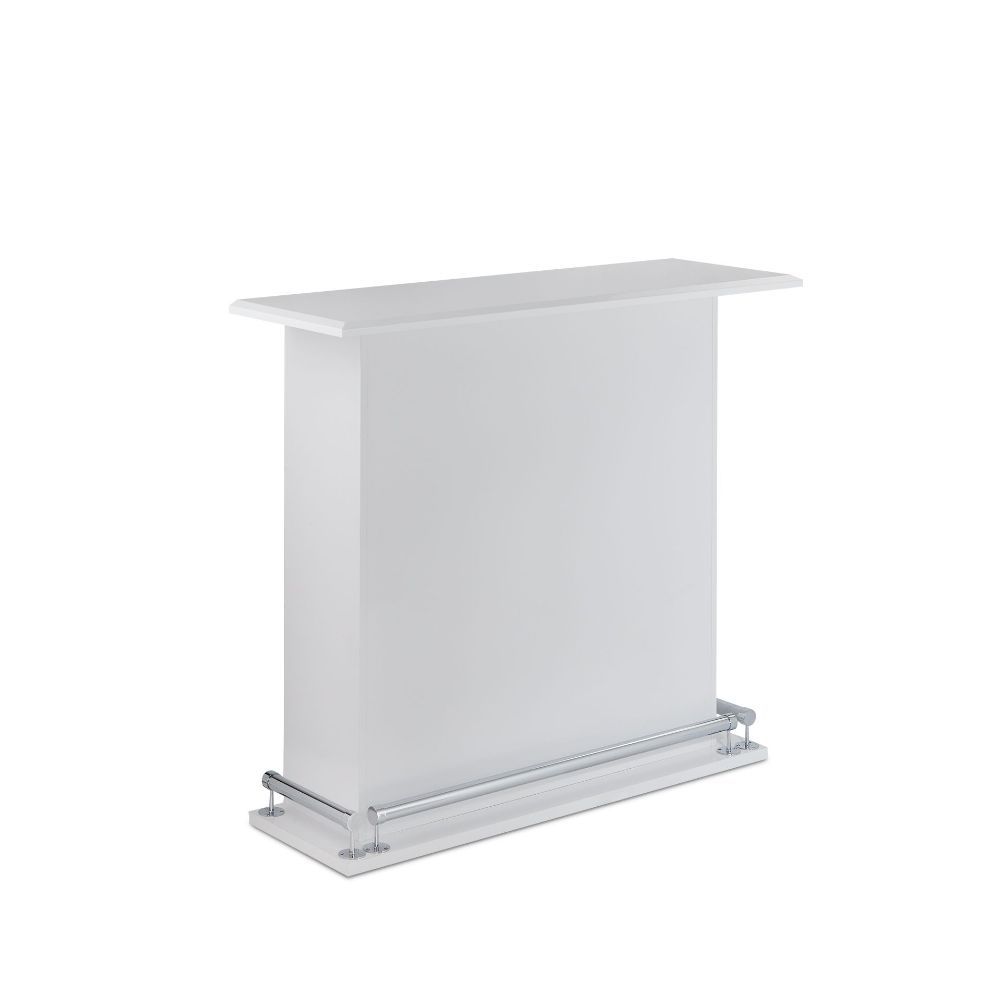ACME Kite - Bar Table - White High Gloss | Meri Furniture