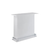 ACME Kite - Bar Table - White High Gloss | Meri Furniture