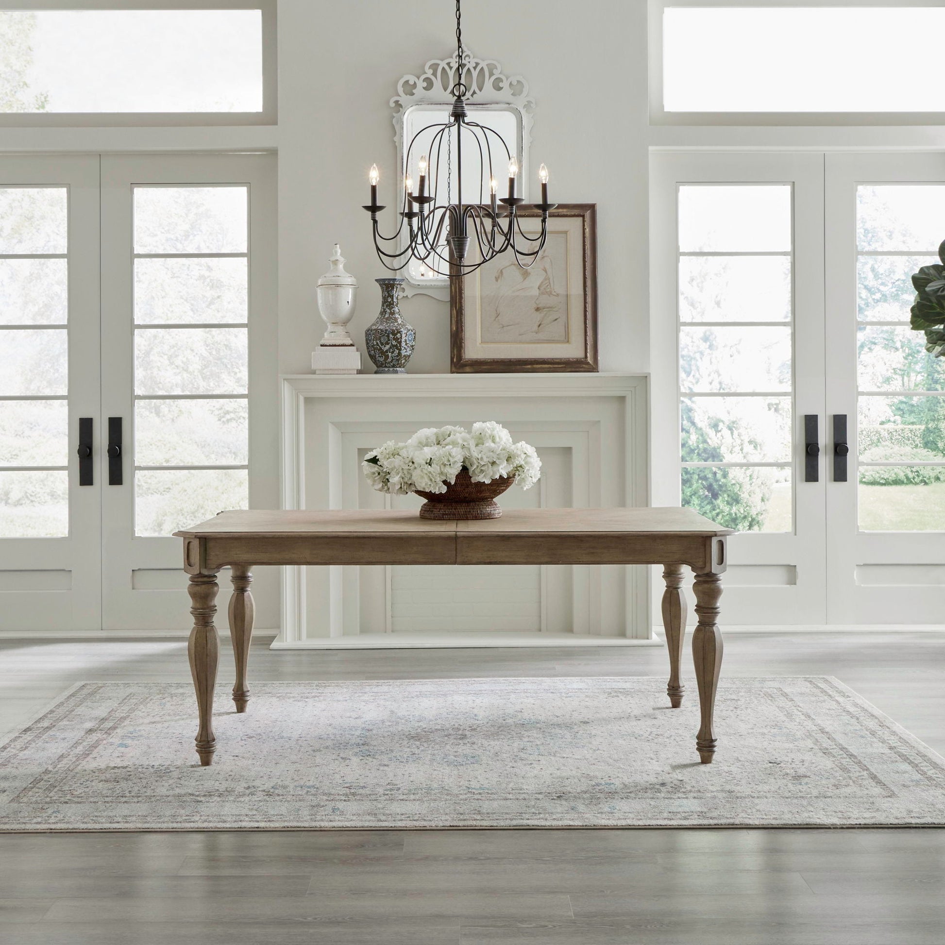 Liberty Furniture Magnolia Manor - Rectangular Leg Table | Meri Furniture
