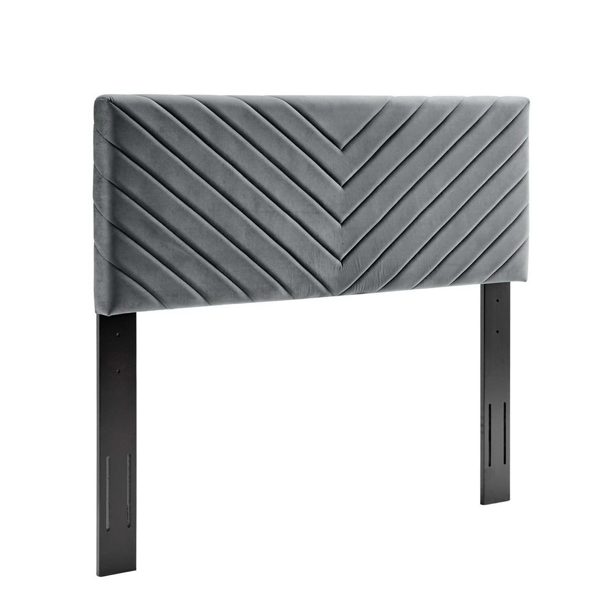 Alyson Angular Channel Tufted Performance Velvet Full / Queen Headboard by Modway