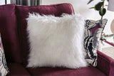 Furniture of America Jillian - Sofa - Plum / Ivory / White | Meri Furniture