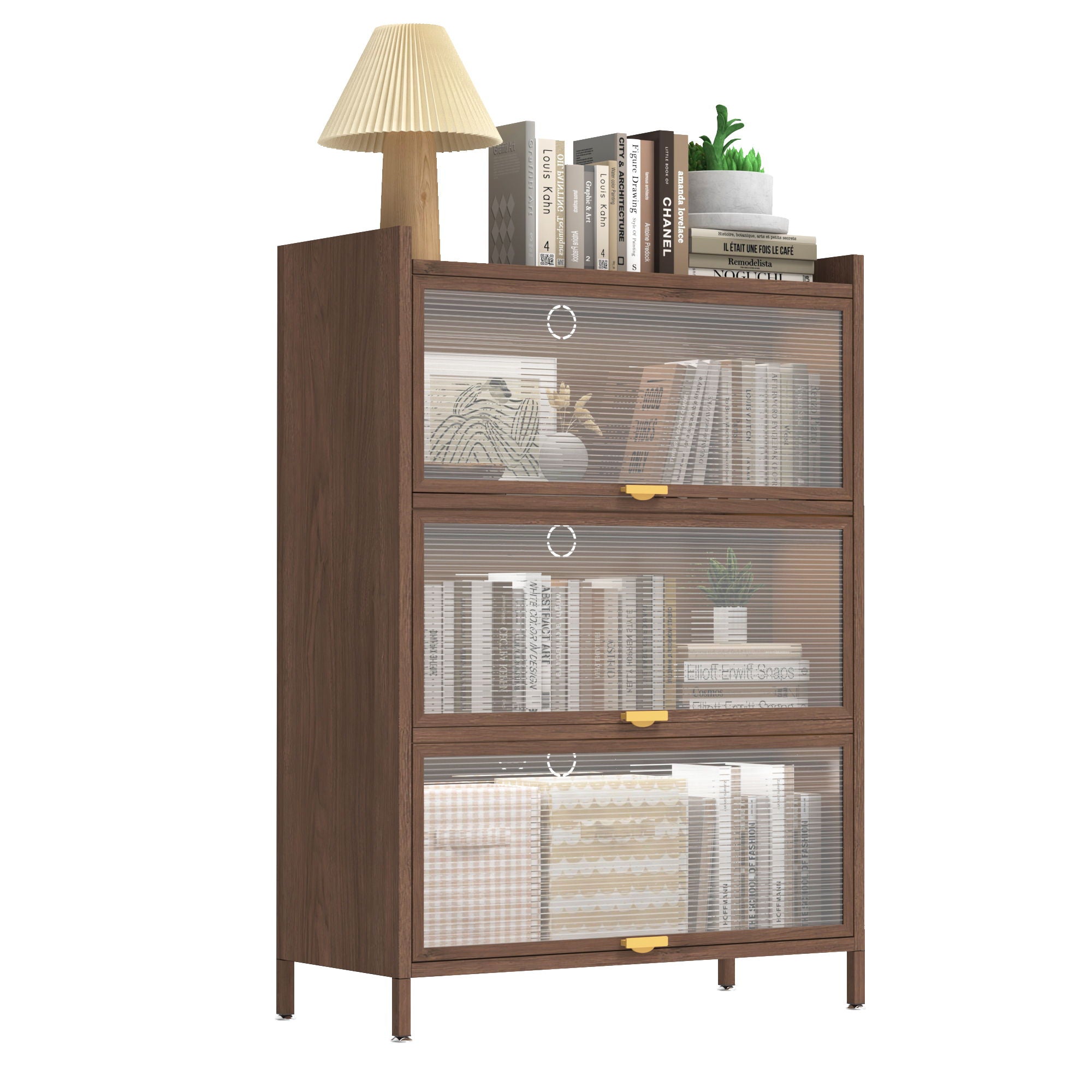 Flip Doors Cabinet, With Ample Storage Space