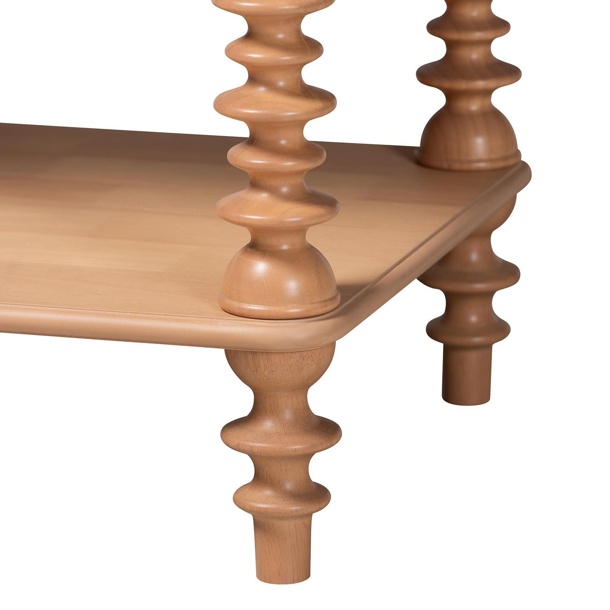 Neviah 1-Drawer Nightstand, Beech Brown