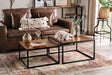 Furniture of America Larkspur - 2 Piece Table Set - Natural Tone / Black | Meri Furniture