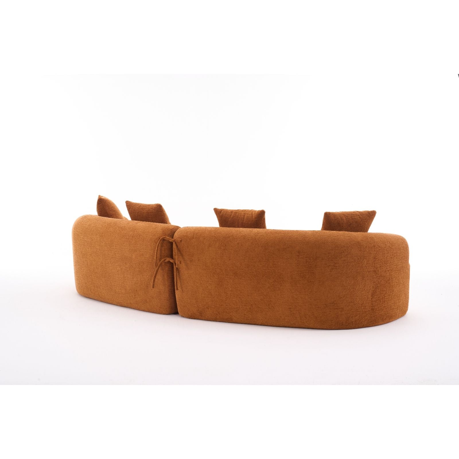 4 Seater Sofa With Fabric, 30D, 60 Hardness Full Sponge, 4 Pillow For Living Room, Home Furniture Sleeper Sectional Sofa For Apartment