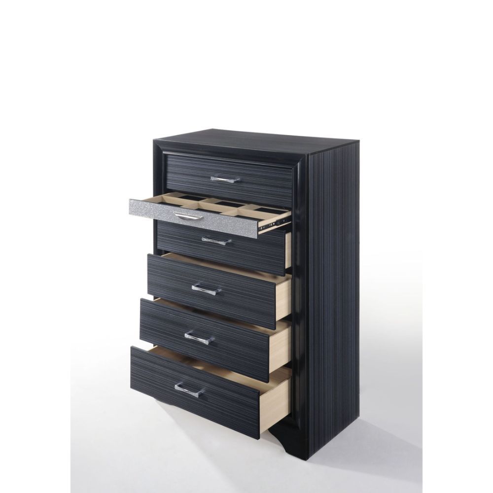ACME The Naima chest offers a sophisticated look, clean lines and contemporary style. | Meri Furniture