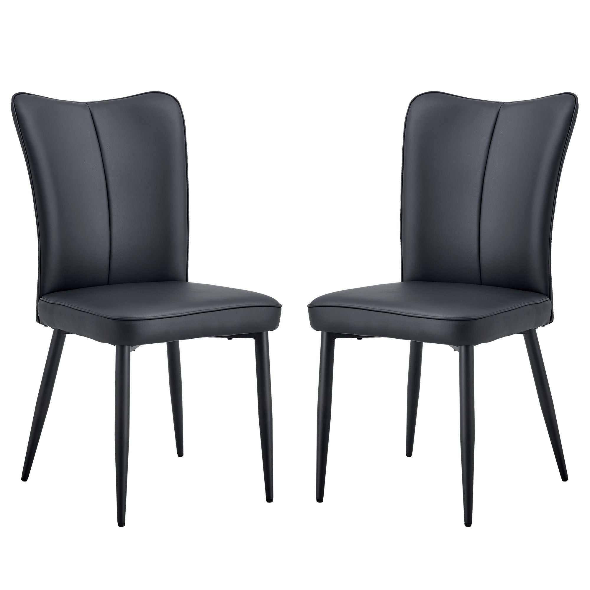 Modern Minimalist Dining Chairs (Set of 2)