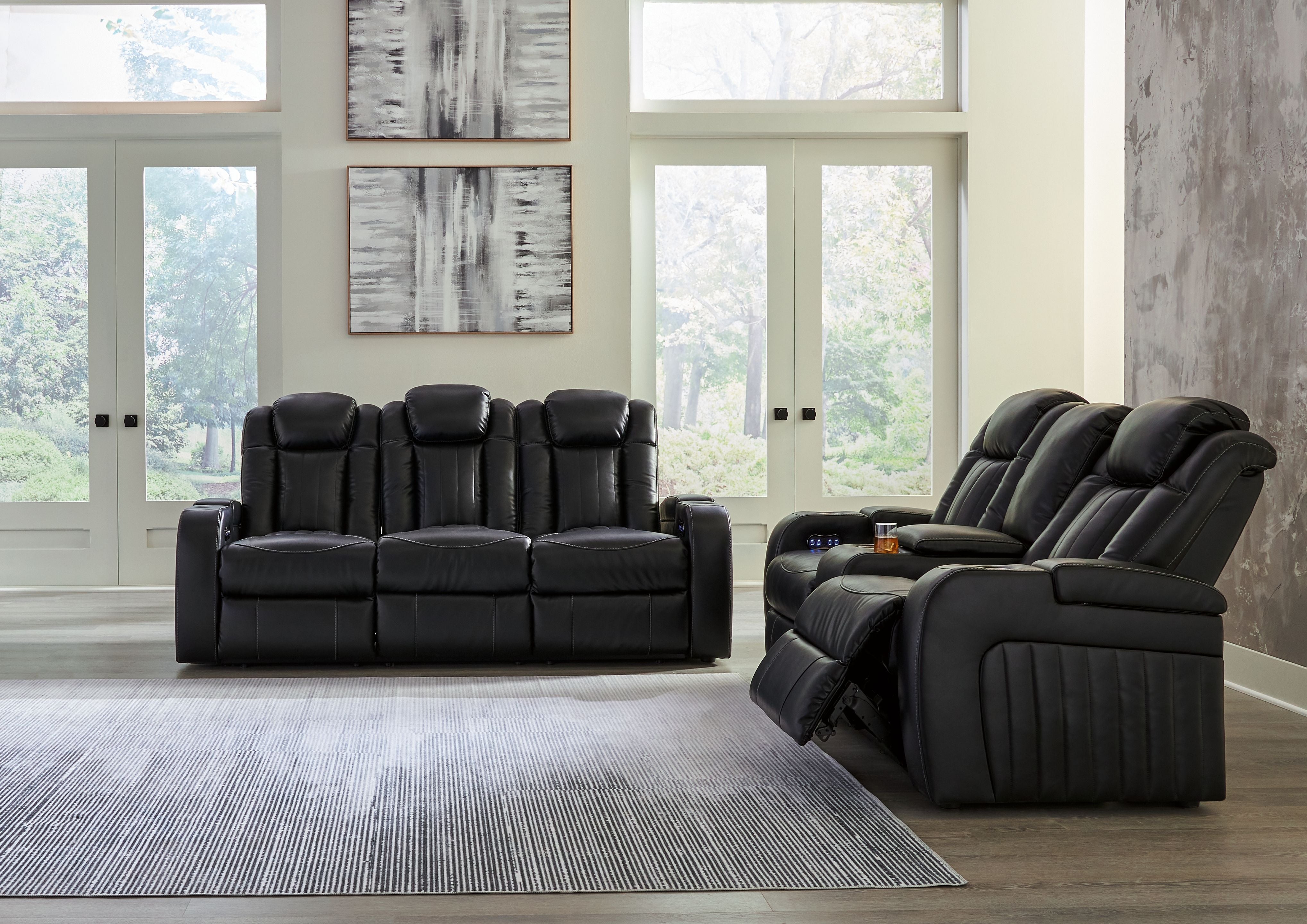 Signature Design by Ashley® Caveman Den - Power Reclining Living Room Set | Meri Furniture