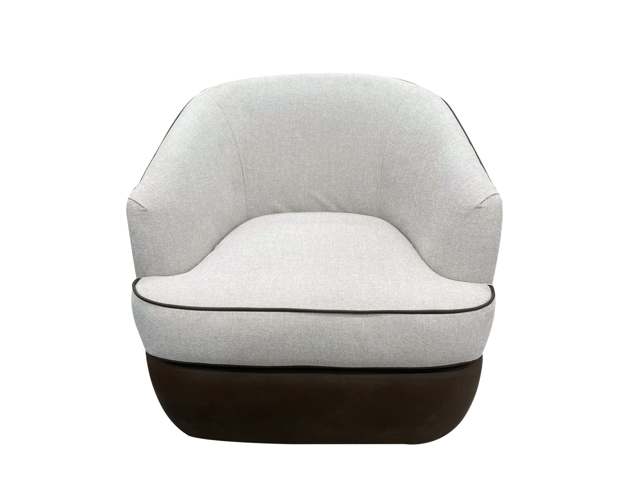 Tumbi - Armchair - Ivory / Brown