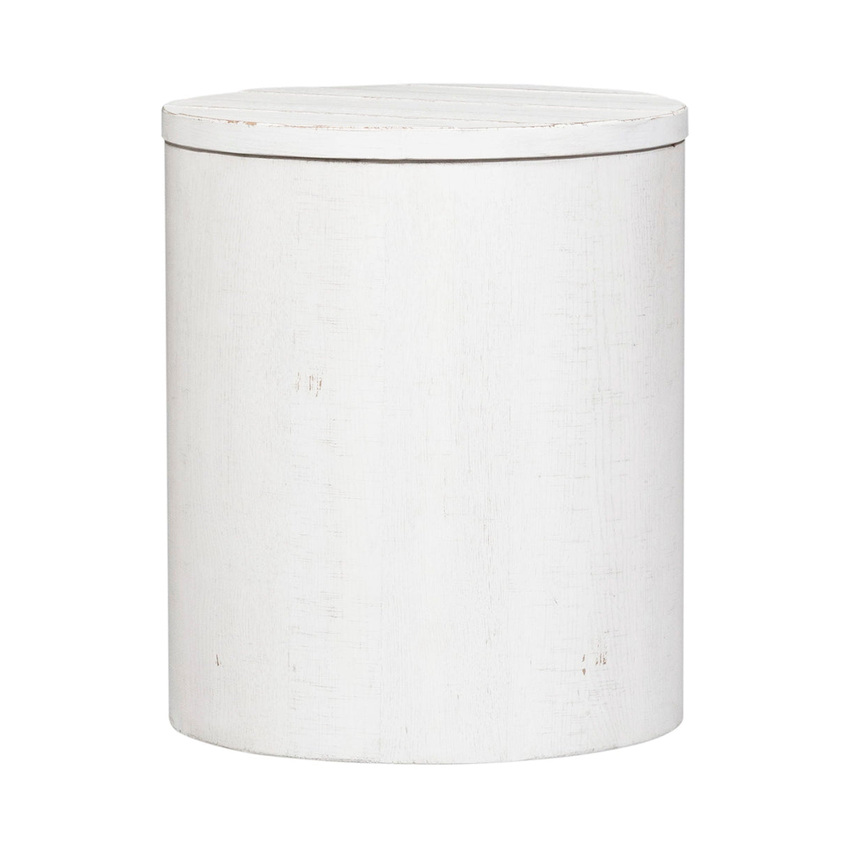 Liberty Furniture Modern Farmhouse - Drum End Table | Meri Furniture