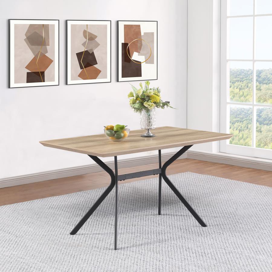 Coaster Fine Furniture Edgecreek - Composite Wood Dining Table - Light Brown | Meri Furniture