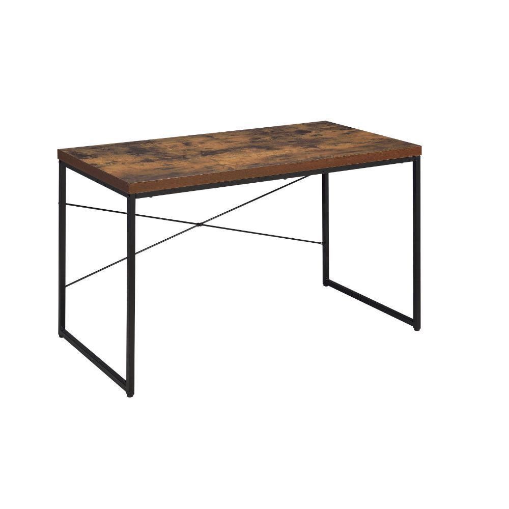 ACME Bob - Desk - Weathered Oak & Black | Meri Furniture