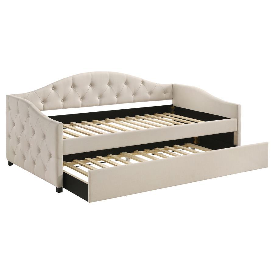 Coaster Fine Furniture Sadie - Upholstered Daybed With Trundle | Meri Furniture