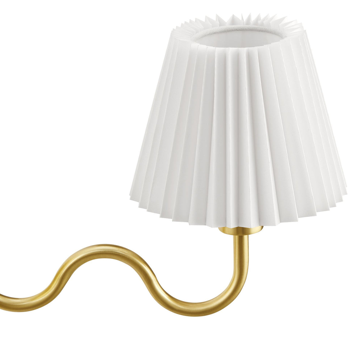 Wave Squiggle Arm Wall Sconce by Modway