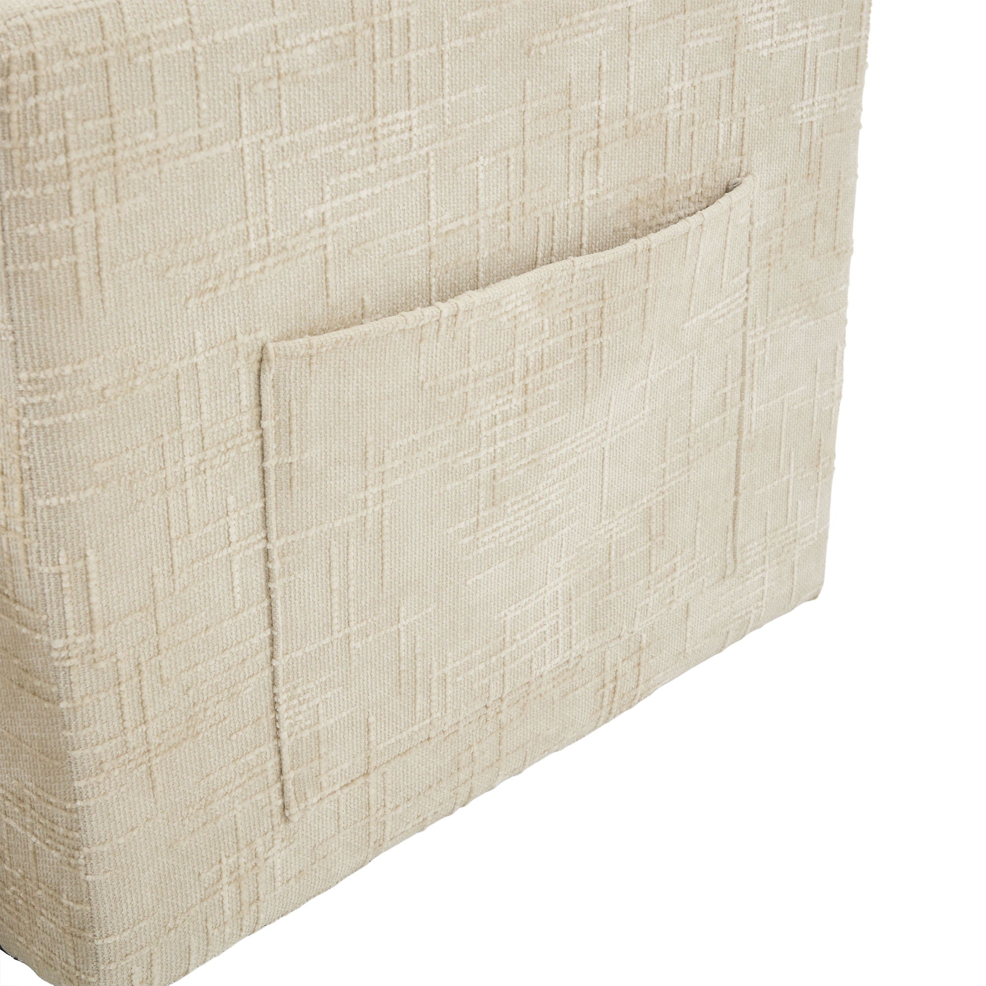 Multifunctional Chenille Recliner Sofa With Storage And Phone Bracket