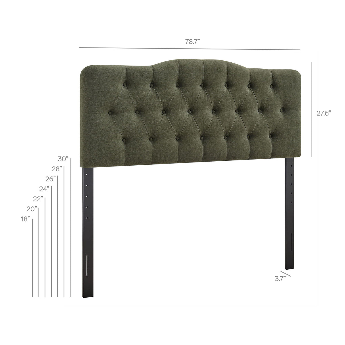 Annabel Premium Linen Blend King Headboard by Modway