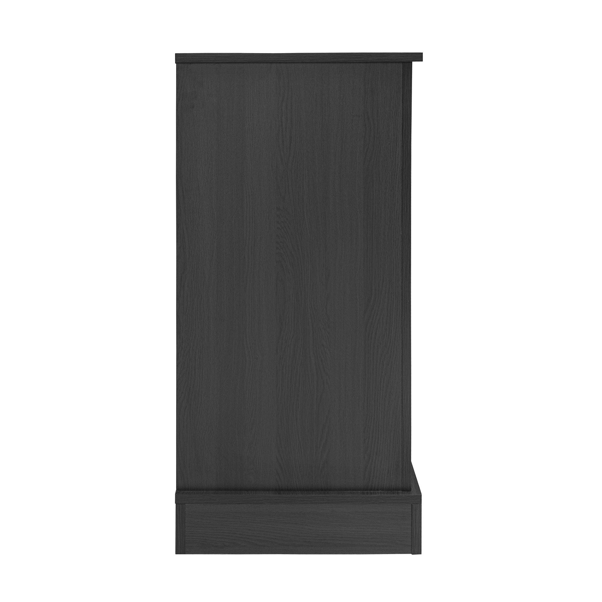 Fireplace TV Stand For Tvs Up To 65", Entertainment Center With 23" Electric Fireplace, Farmhouse TV Stand Industrial Media Console With Sliding Barn Door For Living Room - Dark Gray