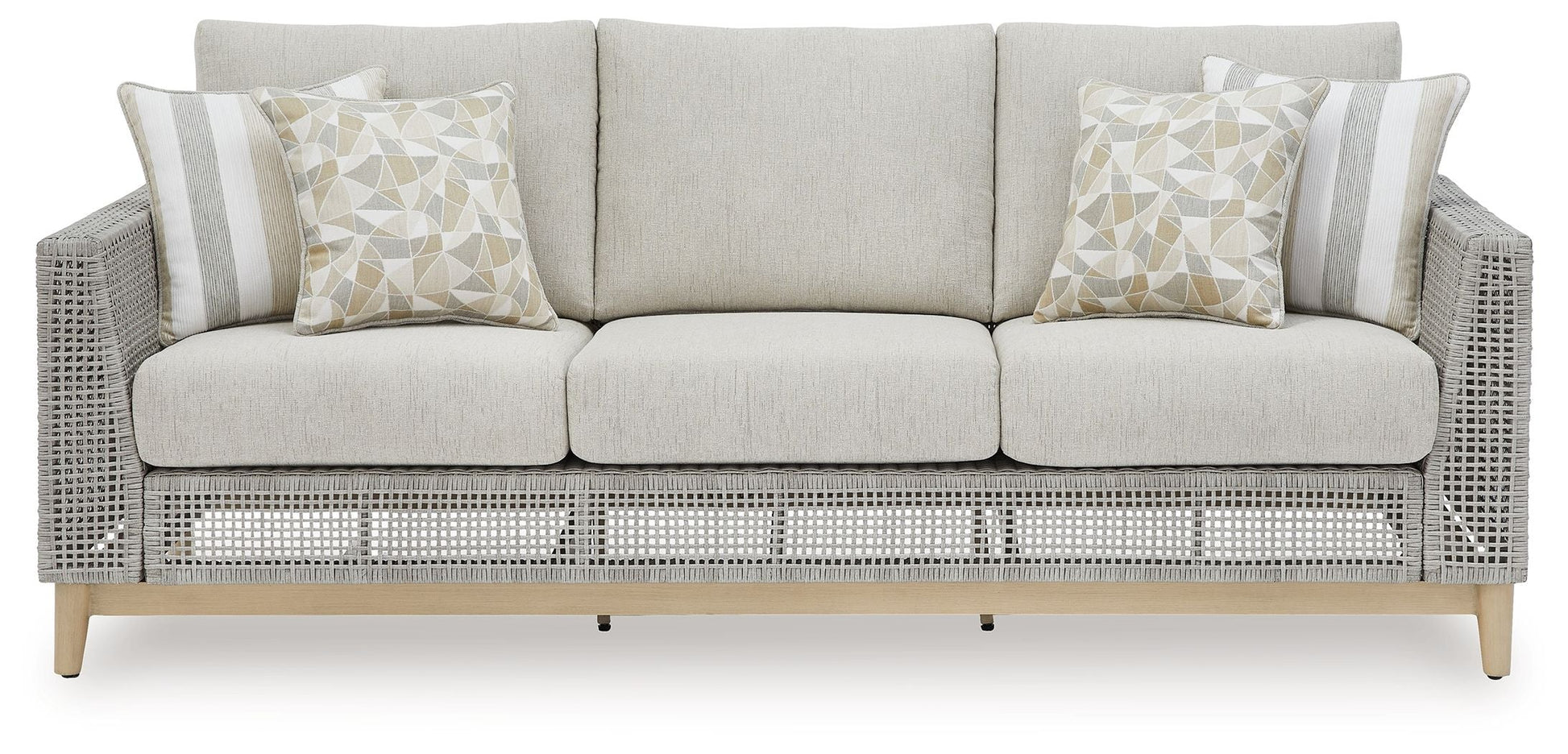 Signature Design by Ashley® Seton Creek - Gray - 4 Pc. - Lounge Set | Meri Furniture