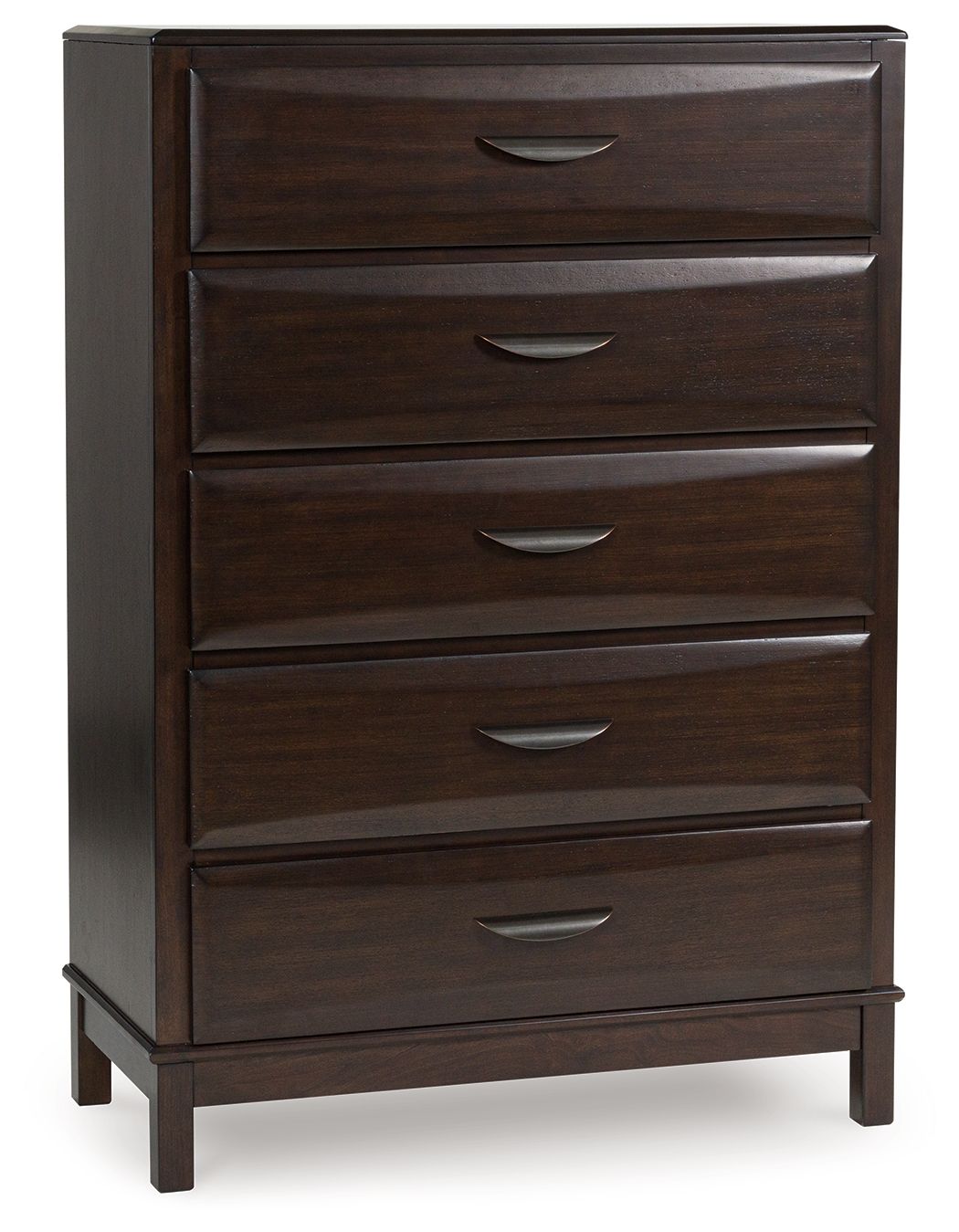 Vanmore - Dark Brown - Five Drawer Chest