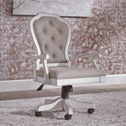 Liberty Furniture Magnolia Manor - Jr Executive Desk Chair - White | Meri Furniture