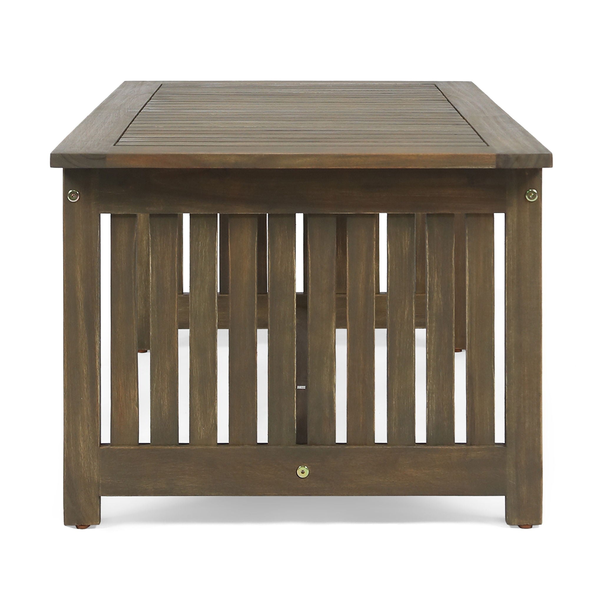 Acacia Wood Rectangular Patio Coffee Table For Outside
