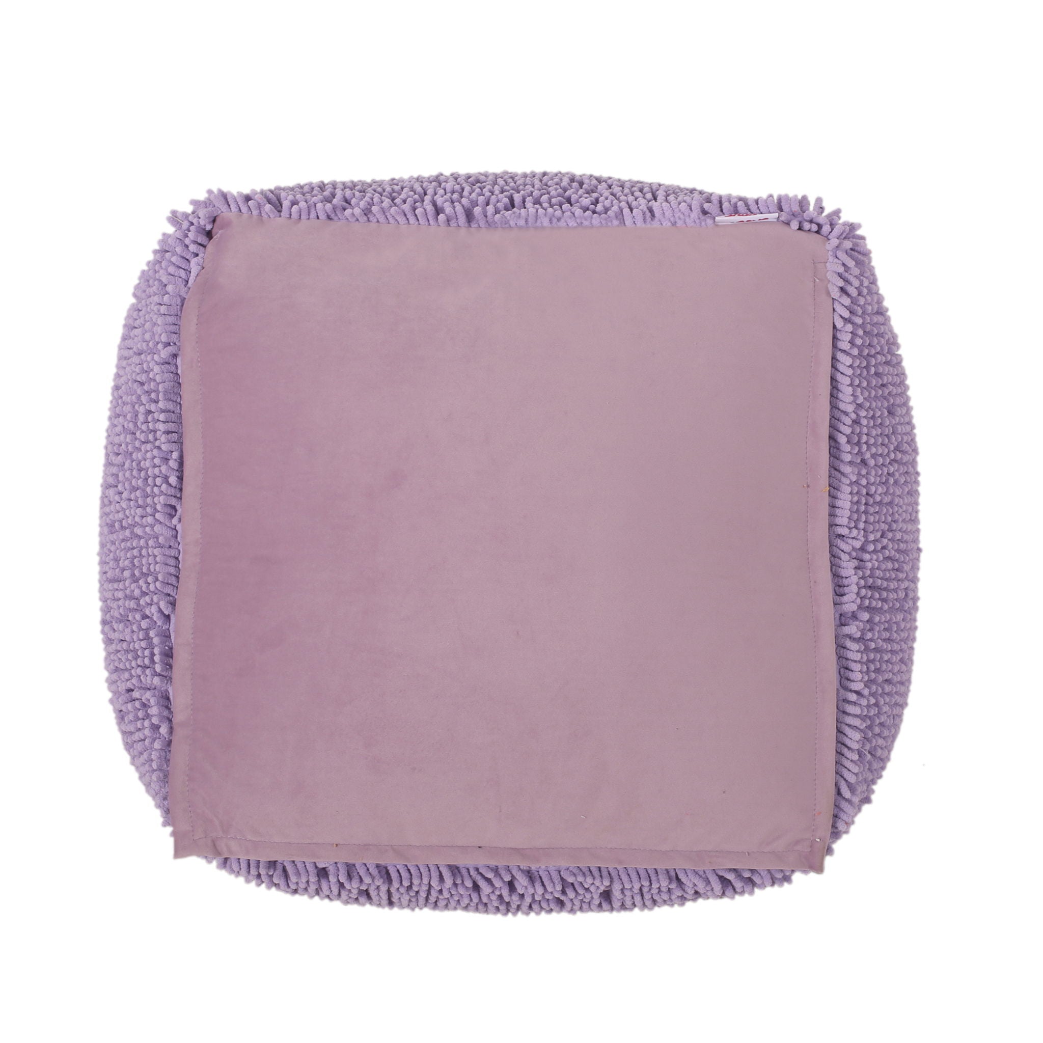 Spongy Microfiber Square Pouf Soft Seating