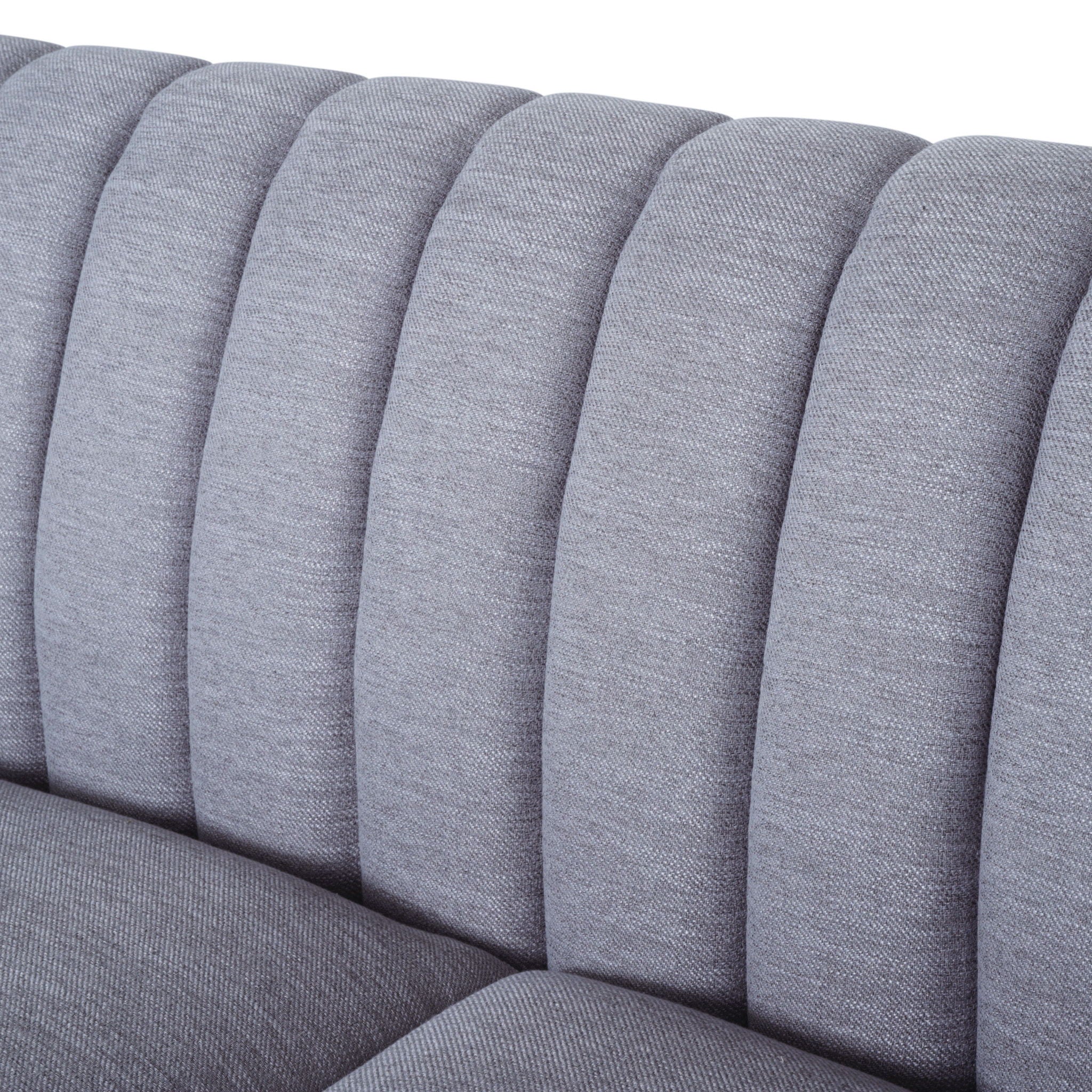 Contemporary 3 Seater Sofa With Plush Accents